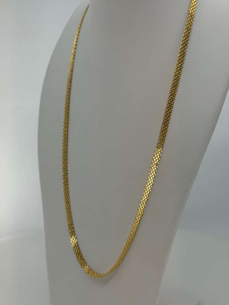 18k bismark chain 60 cm 6 mm