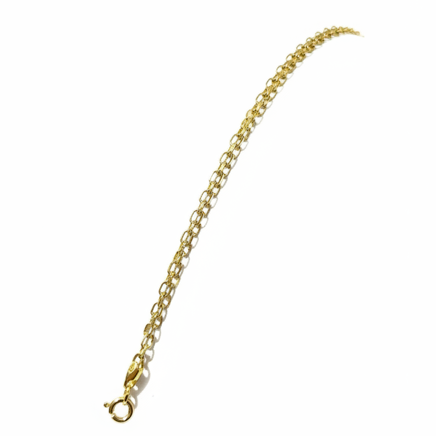 18k Bismark bracelet  17  cm