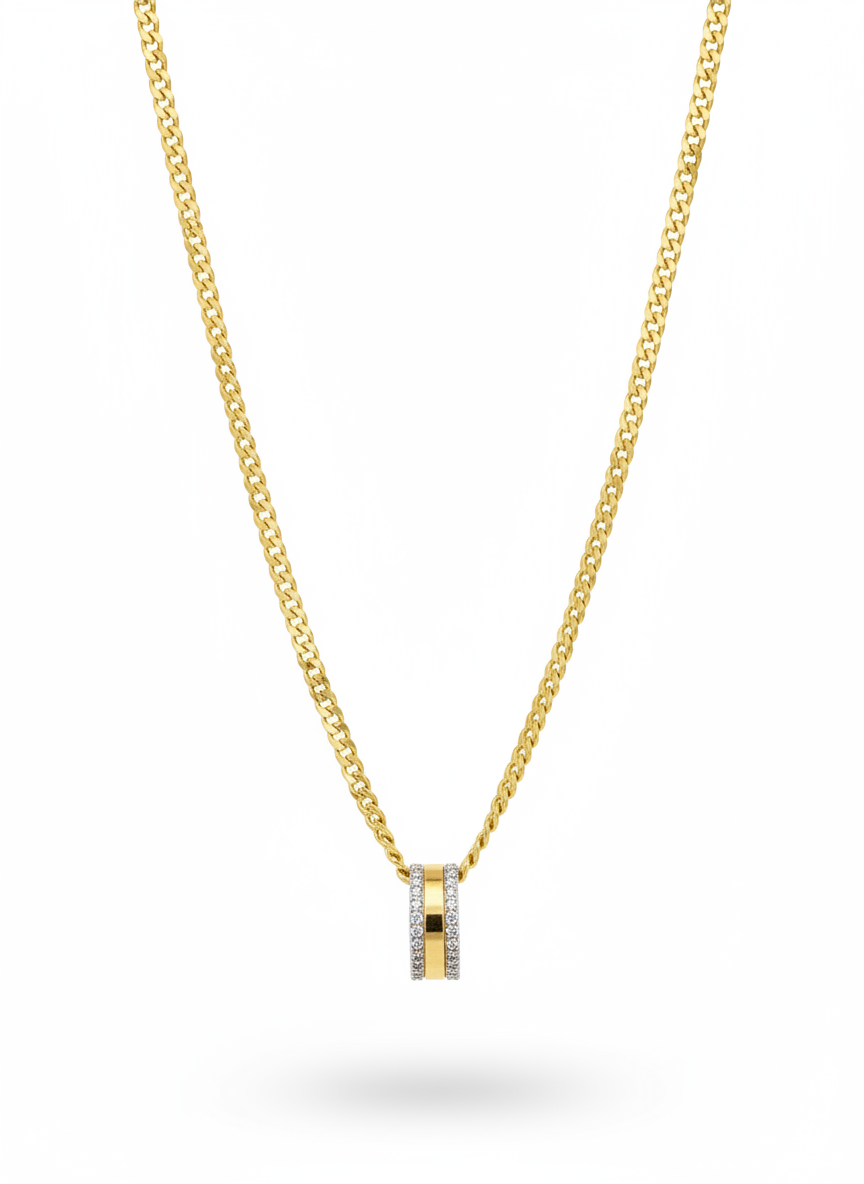 18k solid cuban link gold  50 gr