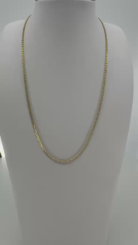 18K Bismarck Chain 50cm 2,5mm